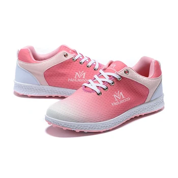 Дамски спортни обувки за голф добро качество, нескользящие професионални шпайкове за момичета, обувки за тренировки голфъри, маратонки за бягане