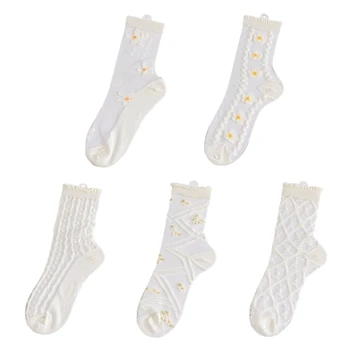 Дамски тънки дантелени чорапи като рибарска мрежа, прозрачни чорапи до глезена, летни чорапи