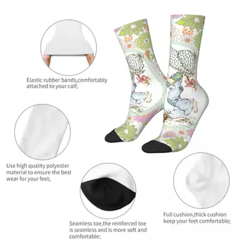 Дамски чорапи Сара Кей With Love Удобни ежедневни чорапи, висококачествени материали, средни чорапи-тубусы, Прекрасни подаръци Изображение 2