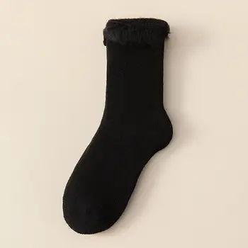 Дебели Чорапи Дебели Чорапи със средна дължина, с плъзгане защита на глезените Уютна Еластична Зимни обувки без мирис Дамски топло Изображение 2