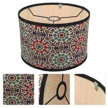 Декоративна живопис абажура Плетени лампи Защитно покритие Абажура за монтаж на таван на цилиндъра