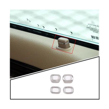 Делото сигурност заключване вратата на колата Декоративна стикер за Mercedes Benz S Class W221 2006-2013 Аксесоари за интериора Изображение 2