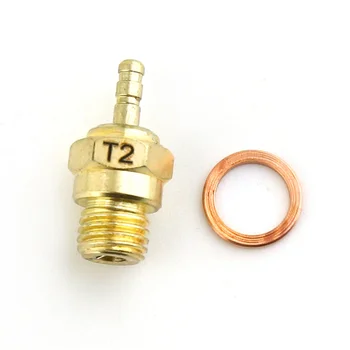 Детайли на двигателя T2 за свещи с нажежаема жичка N3 N4 Hot Nitro Заместват OS 8 за радиоуправляемого колата Redcat 1/8 1/10