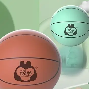 Детска баскетболна топка за безшумни тренировки на открито и закрито, мек младежки безшумен спортен топката в стая, меки и надуваеми топки за деца Изображение 2