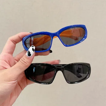 Детски слънчеви очила в ретро стил За момчета и момичета, Слънчеви очила са за улицата, очила с защита от uv, Модни летни Детски очила Gafas De Sol Изображение 2