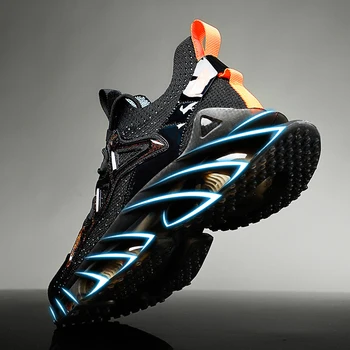 Дизайнерски мъжки маратонки за джогинг, висококачествени мъжки обувки, Мъжки ежедневни обувки Тенис Luxury Gift Race, Дишащи Модни маратонки за бягане на пътека