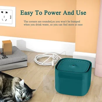 Диспенсер USB-фонтан за аксесоари за птици, хранилки, капацитет за поилки котки, стоки за котки, Голяма автоматична пиенето за домашни любимци