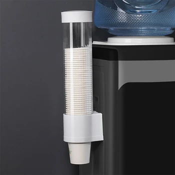 Диспенсер за автоматично отстраняване на чаши за Еднократна Чашка Пластмасова Чаша Хартиена Чаша Рафтове за съхранение на прах