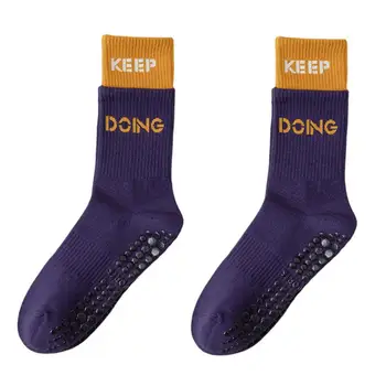 Дишащи 1 чифт модни еластични чорапи с висока шнорхел, дамски спортни чорапи с висока еластичност, абсорбиращи потта за възрастни Изображение 2