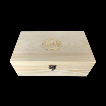 Дървена кутия за събиране на възпоменателни монети с 40 клетки, кутия за съхранение на монети, са подбрани скоростна 6,2x8,2x1 см, универсална кутия чудесна защита Изображение 2