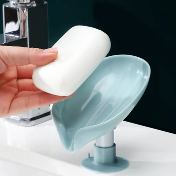 Държач за сапун под формата на ламарина, Водосточни държач за сапун ястия, държач за сапун в банята, държач за сапун в банята, Тава за съхранение на гъби, Креативна Издънка за съхранение в банята Изображение 2