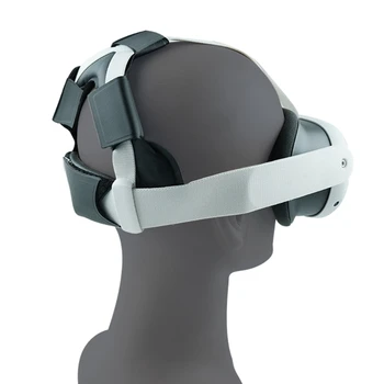 Ергономична малка перука на темето на главата, възглавница за слушалки, очила за виртуална реалност Meta Quest 3, аксесоари за намаляване на теглото слушалки Изображение 2