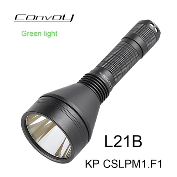 Ескорт L21B с KP CSLPM1.F1 Led Зелена светлина Висока Мощна Светкавица 21700 Фенер на Далечни разстояния Къмпинг Лампа Лов