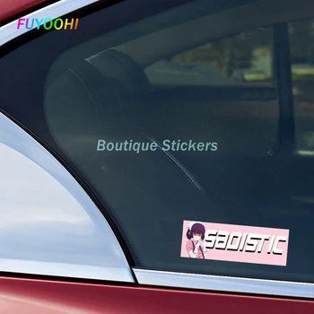Етикети FUYOOHI Play за Vili Sakuranomiya Strip Car Sticker Blend S Waifu Стикер На Прозореца на Багажника Аниме Украса Кола Изображение 2