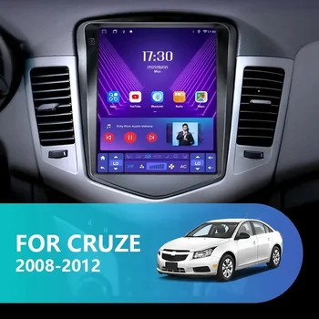 За Chevrolet Cruze J300 2008 2009 2010-2012 Android 13 радиото в автомобила Мултимедиен плейър Навигация 2 Din Carplay Стерео главното устройство Изображение 2
