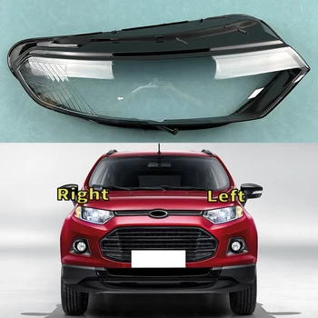 За Ford Ecosport 2013-2017 Покриване на предната част на фарове на автомобил, лампа светлини, капачка на фенер, капачки за стъклени лещи