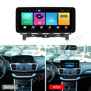За Honda Accord 9 2012-2017 Android автомагнитола 2Din стереоприемник Авторадио Мултимедиен плейър GPS Navi Екрана на главното устройство Изображение 2
