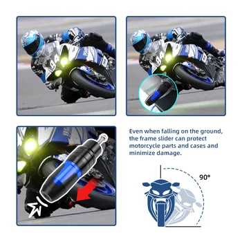 За HONDA CB400F CB400X CB500F CB500X и Аксесоари за мотоциклети, защитни облицовки за отработените газове, рамка за защита от падане, Слайдер Изображение 2