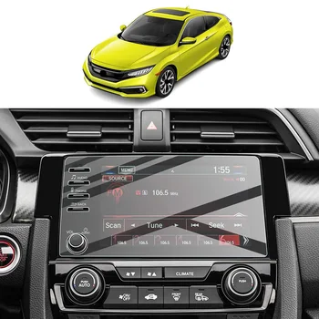 За Honda Civic LX EX Touring Si EX-L 2019 2020 2021, Защитно фолио за сензорния екран, с GPS-навигация, фолио, изработени от закалено стъкло Изображение 2
