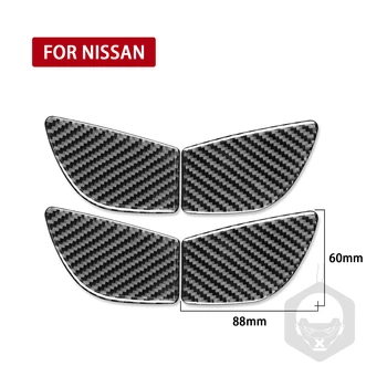 За Nissan X-Trail 2013-2021, Украса на Купата на вътрешни врати, Стикер от настоящето въглеродни влакна, тапицерия на автомобила, Аксесоари за интериора Изображение 2