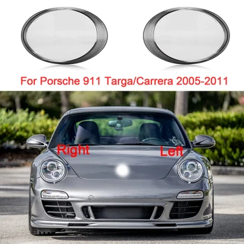 За Porsche 911 Targa/Carrera 2005 2006 2007 2008 2009 2010 2011 Стъкло Фарове Прозрачна Обвивка Фарове Автомобилни Аксесоари