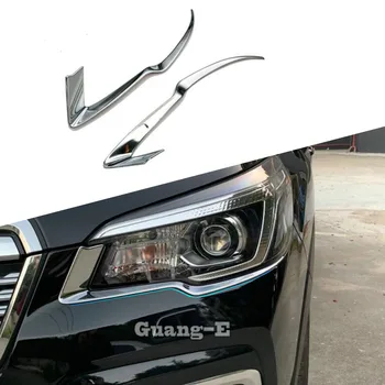 За Subaru Forester 2018 2019 2020 2021 2022 Автомобил на Предната Противотуманная фара Крушка Детектор на веждите Рамка Дръжка ABS Хромирана капачка Аксесоари