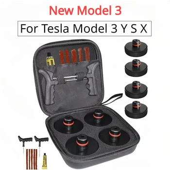 За Tesla Model 3 + Jack Pad Гума Подвижен Крик Pad Adapter Tool Инструмент За ремонт на Автомобилни Гуми Model3 Y S X Новият Модел 3 Highland 2024