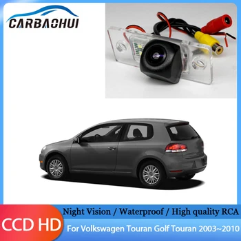 За Volkswagen Touran, Golf, Touran от 2003 ~ 2010 HD CCD за Нощно Виждане Камера за Обратно виждане за Обратно виждане Парковочная Камера за Задно виждане