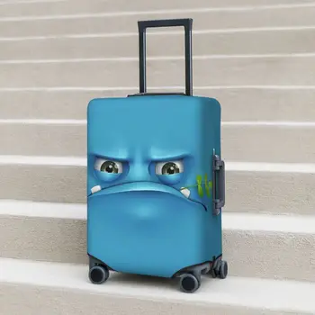 Забавно е израз на капака на куфара Анимирани Лице За пътуване Практически защита за пътуване Аксесоари за багаж Почивка