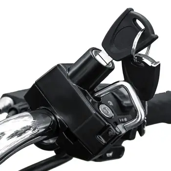 Заключване мотоциклетни шлем Противоугонный велосипеден заключване за електрически скутер, защитно заключване за каска, дебели волана, фиксирани, преносими велосипеден заключване