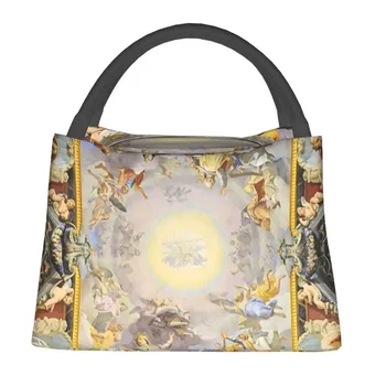 Изработена по поръчка великолепна фреска San Girolamo Dei Croati, чанта за обяд, женски термоохладитель, изолиран обяд-бокс за пътуване в офиса Изображение 2