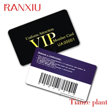 Изработена по Поръчка печатна пластмасова карта за лоялност VIP PVC на приятна цена