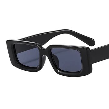 Индивидуални Квадратни Слънчеви Очила Мъжки Реколта Маркови Дизайнерски Слънчеви Очила в малка Рамка Мъжки Ретро Нюанси на Улицата Мода Gafas De Sol Изображение 2