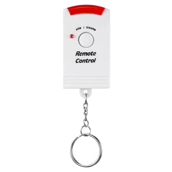 Инфрачервена аларма с датчик за движение - охранителна аларма с 2 дистанционни управления дистанционно управление, подходяща /Гаражи / Магазини Изображение 2