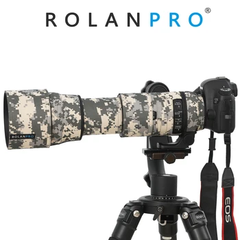 Камуфляжный калъф за обектив ROLANPRO, Дъждобран за SIGMA 150-600 мм F5-6.3 DG OS HSM Contemporary (Версия с автофокусировкой), Калъф за Пистолети