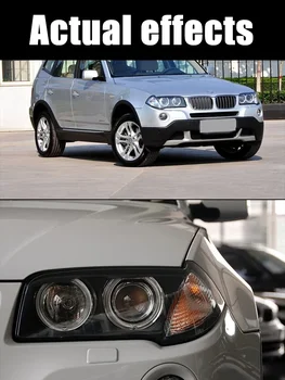Капак Фарове LH-RH За BMW X3 2006-2010 E83 2007 Покриване На Светлина Прозрачна Предна Леща Противотуманный Лампа Фарове Автомобилни Аксесоари Изображение 2