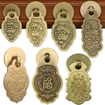 Китайски старинни дръжка за чекмедже Мебели за дома врата копчето Профили Класически гардероб за дрехи и шкаф за обувки Конус Реколта тяга