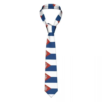 Класическа вратовръзка за мъжете Копринени мъжки вратовръзки за сватба Бизнес Вратовръзка за възрастни Случайни Алтернативен Вратовръзка с флага на Чешката Република Изображение 2