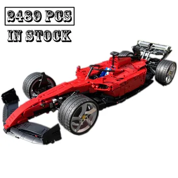 Класическият модел на MOC-128366 F1-75 мащаб 1:8 Модел на Състезателна Кола от Формула 1 Buiding Създателите Block Bricks Играчки за Деца, Подаръци за рожден Ден