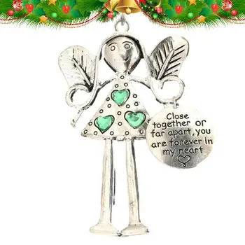 Коледна украса Ангели Висулка за Приятелство Празничен декор Ангел-пазител Украса за Коледната елха Луди Красиви Приятели