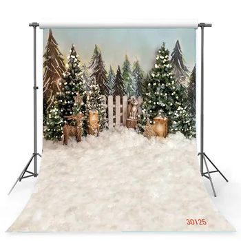 Коледно дърво SHENGYONGBAO, Фон за снимки, Снежна Подарък, декорация за партита, Детски банер, Празничен подпори за фото студио DN-02