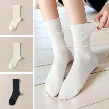Леки чорапи Памучни Чорапи-Меки мини Есенни и Зимни Чорапи със защита на глезените Висока еластичност на 2 чифта за топлина Изображение 2