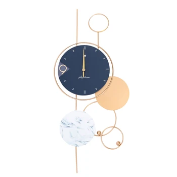 Луксозни часовници за всекидневна в скандинавски стил, Стенни Часовници в минималистичен стил, за Декорация на дома, Модни Стенни Часовници, Творчески Часовници с изключване на звука Изображение 2