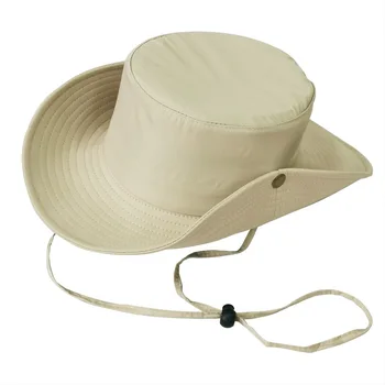 Лятна Солнцезащитная Бързосъхнеща рибарска шапка с широка периферия, спортна Риболовна шапка, защищающая от виолетови, Сгъваема Риболовна шапка Изображение 2