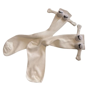 Магнитни 3D Чорапи за ръце, держащие чифт Чорапи, Забавни Нови Чорапи за глезените, подходящи помежду си Чорапи в подарък Изображение 2