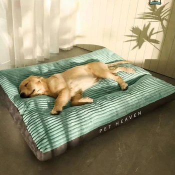 Мат-легло за куче от среден размер, подложка за спане, топла възглавница за спалня, легла за кучета, разтегателен диван за домашни любимци, къщичка за домашни любимци Изображение 2