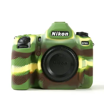 Мек Силиконов Калъф За Фотоапарат Nikon D780 Camera Bag Защитно покритие на Корпуса е Гумена Капачка на корпуса Skin DSLR Camera Bag Изображение 2