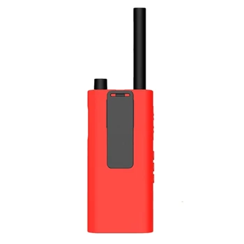 Мека Защищающая от надраскване Кожата Мобилен Радио, устойчив на абразия Силиконов Ръкав, Ръчно Калъф, Чанта-Кобур, който е Съвместим за XiaomiLite Изображение 2