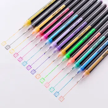 Многоцветни химикалки за рисуване на водна боя, устойчиви на избледняване, боя, фин фигура флуоресцентным маркер
