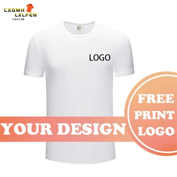Модерен Нов продукт От най-Високо качество на Модален на Материала, Бяла Тениска За Мъже, Висококачествени Индивидуален Печат на Лого, Корпоративна Текст